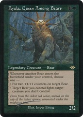 Ayula, Queen Among Bears - Foil Etched - Retro Frame - MH1